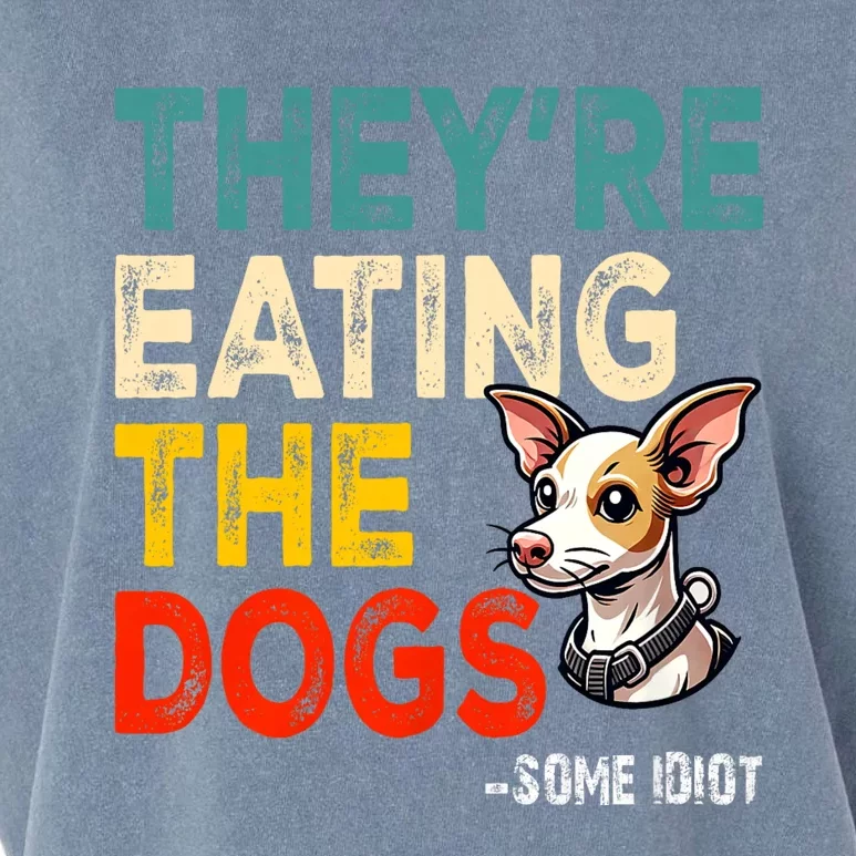 TheyRe Eating The Dogs Garment-Dyed Women's Muscle Tee