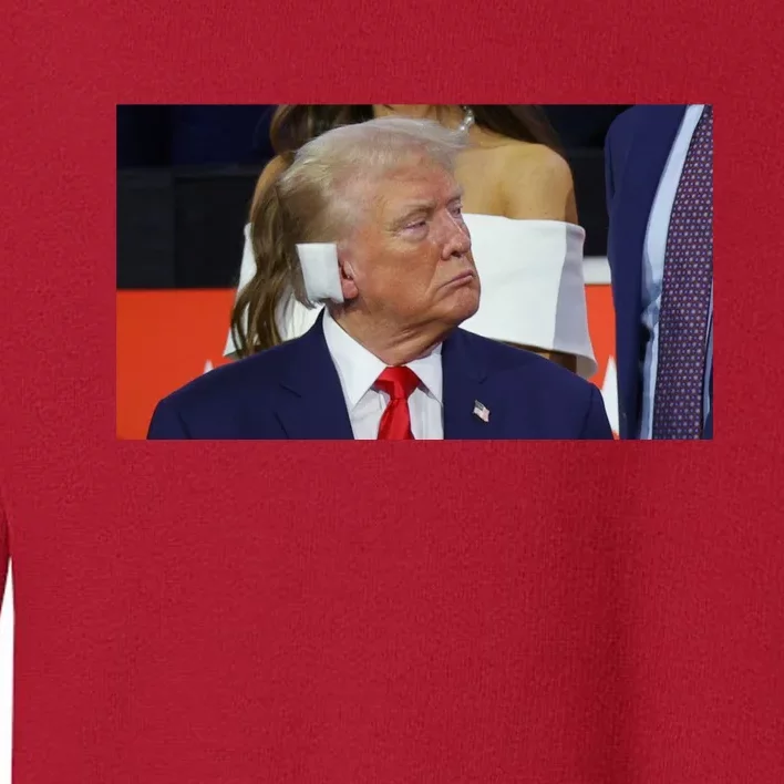 Trump Ear Trump Assassination Toddler Sweatshirt