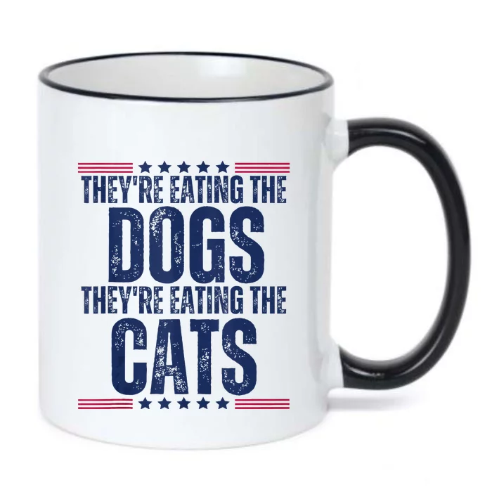 TheyRe Eating The Dogs They’Re Eating The Cats Black Color Changing Mug