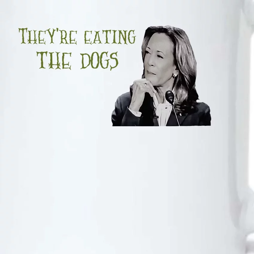 TheyRe Eating The Dogs Kamala Harris Debate Response Black Color Changing Mug