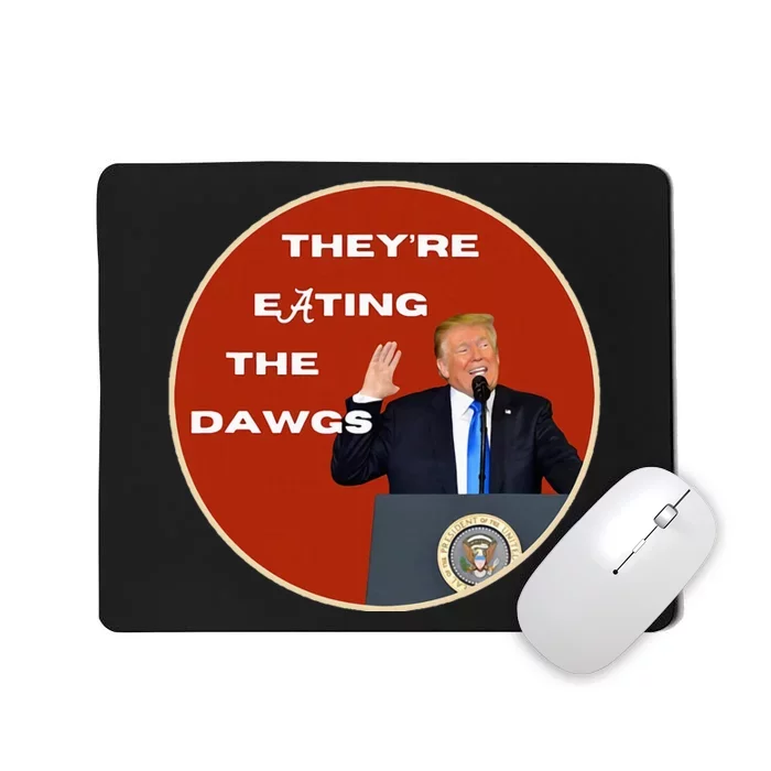 Theyre Eating The Dogs Dawg Vote Trump Mousepad