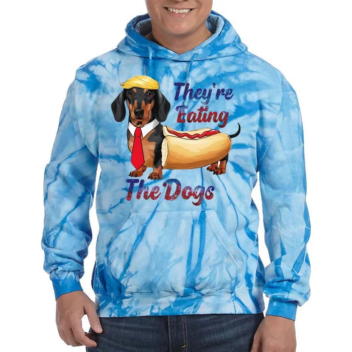 They’Re Eating The Dogs 2024 Tie Dye Hoodie