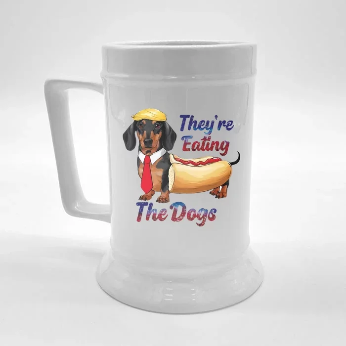 They’Re Eating The Dogs 2024 Front & Back Beer Stein