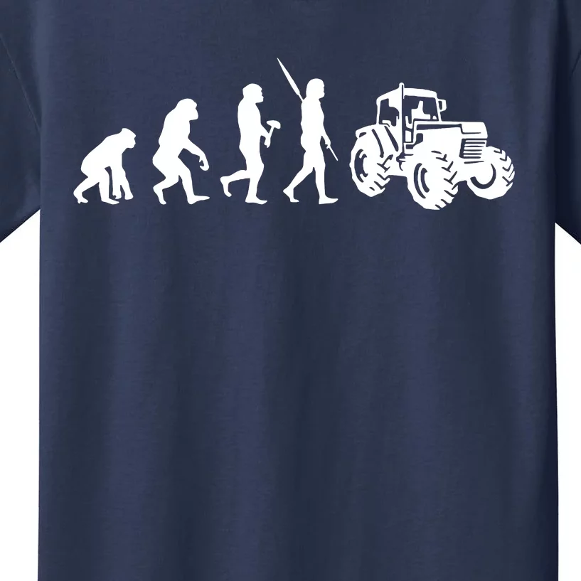 Tractor Evolution Kids T-Shirt