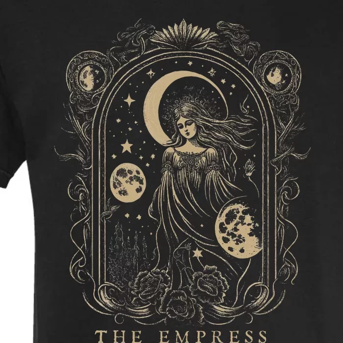 The Empress Tarot Card Goth Emo Occult Garment-Dyed Heavyweight T-Shirt