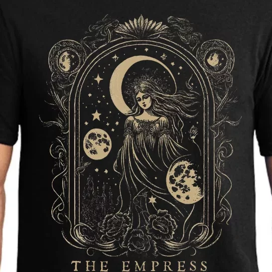 The Empress Tarot Card Goth Emo Occult Pajama Set