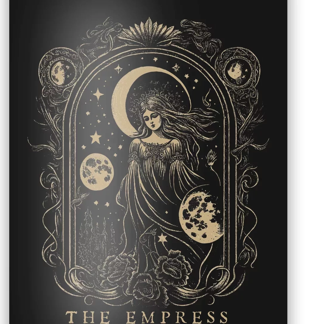 The Empress Tarot Card Goth Emo Occult Poster