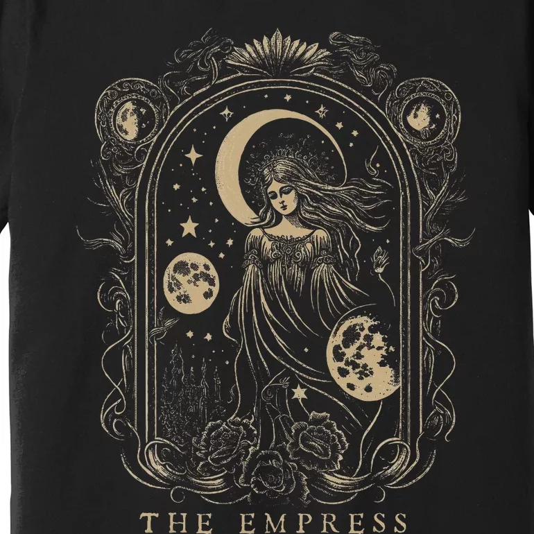 The Empress Tarot Card Goth Emo Occult Premium T-Shirt