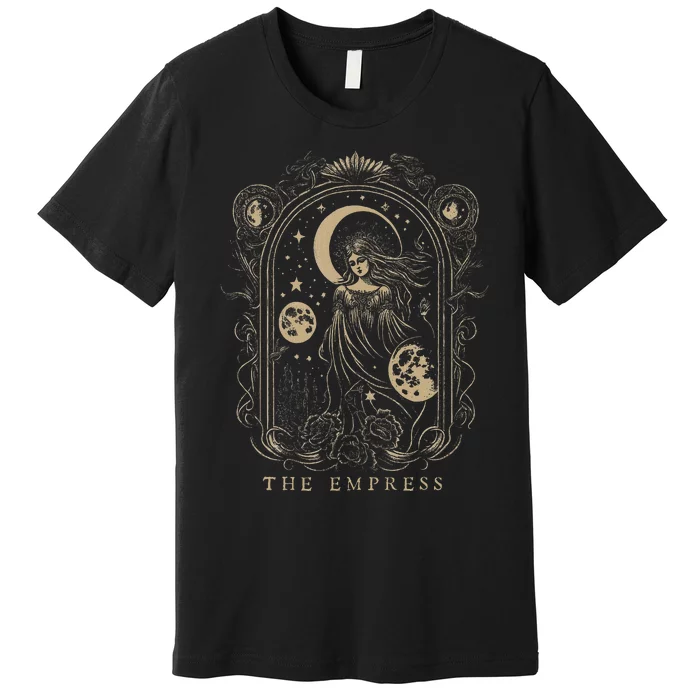 The Empress Tarot Card Goth Emo Occult Premium T-Shirt