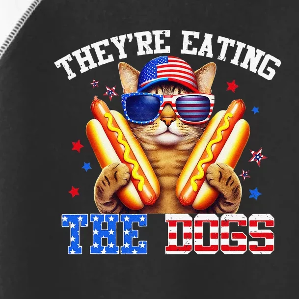 They’Re Eating The Dogs And Cats Kamala Trump Debate 2024 Gift Toddler Fine Jersey T-Shirt