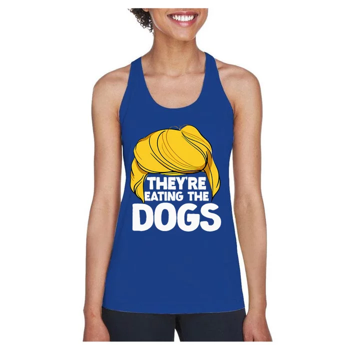 TheyRe Eating The Dogs November 5 2024 Women's Racerback Tank