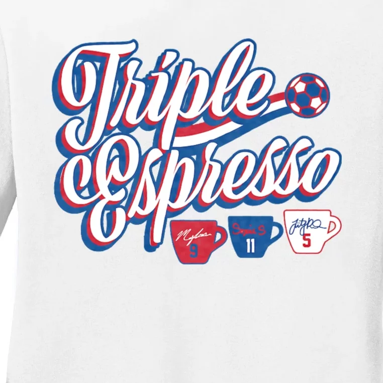 Triple Espresso Ladies Long Sleeve Shirt