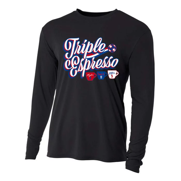 Triple Espresso Cooling Performance Long Sleeve Crew