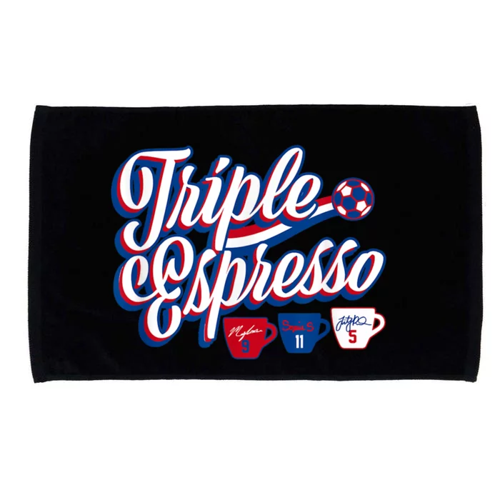 Triple Espresso Microfiber Hand Towel