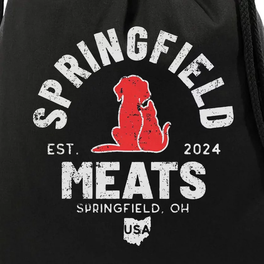 TheyRe Eating The Dogs Springfield Ohio Election Drawstring Bag