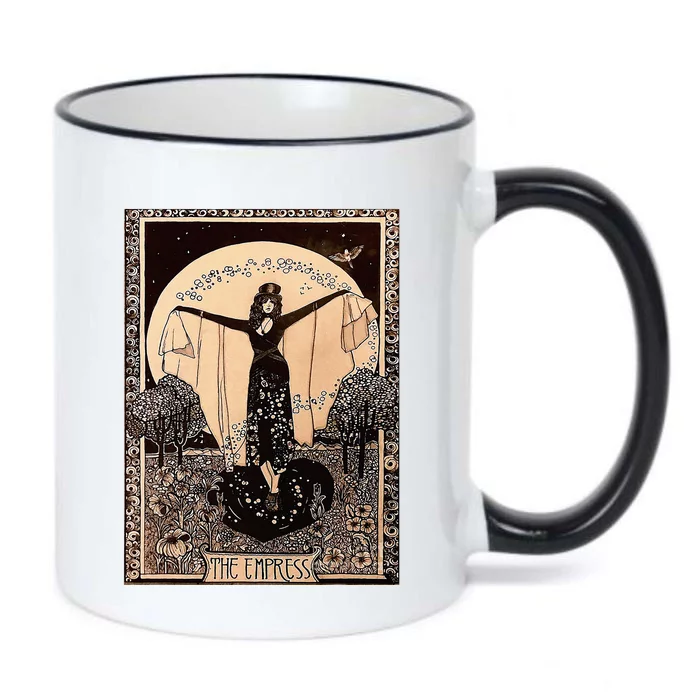 The Empress Tarot Card Black Color Changing Mug