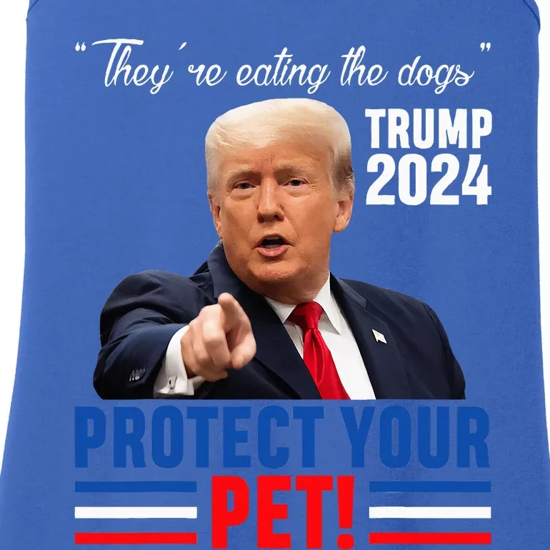 TheyRe Eating The Dogs Trump 2024 Debate Protect Your Pet Ladies Essential Tank