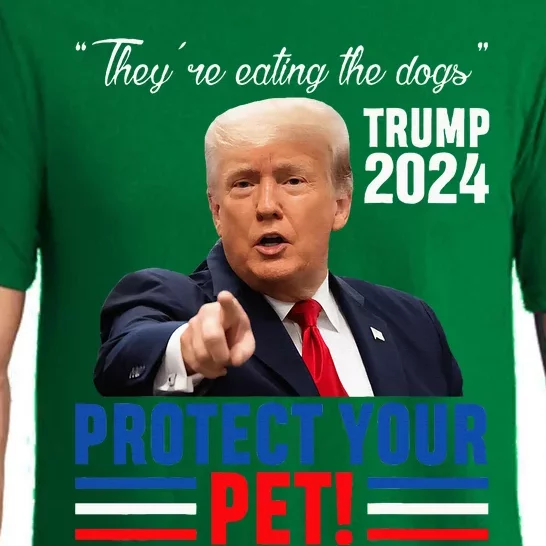 TheyRe Eating The Dogs Trump 2024 Debate Protect Your Pet Pajama Set