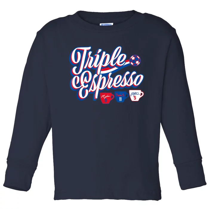 Triple Espresso Toddler Long Sleeve Shirt