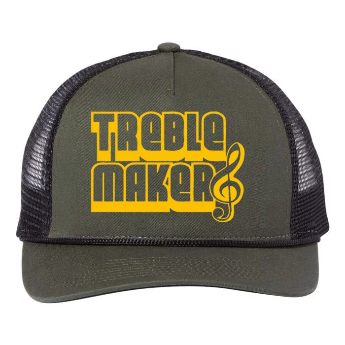 Treblemakers Essential Retro Rope Trucker Hat Cap