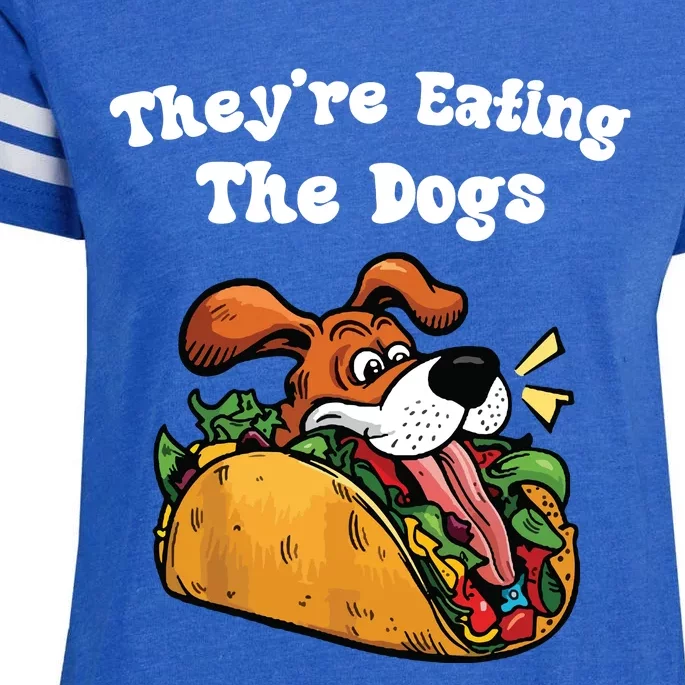 TheyRe Eating The Dogs Enza Ladies Jersey Football T-Shirt