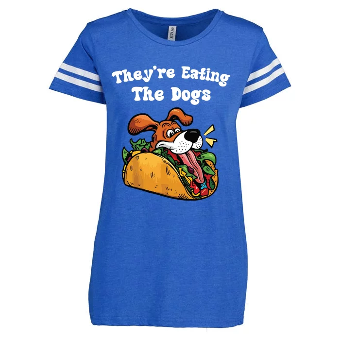 TheyRe Eating The Dogs Enza Ladies Jersey Football T-Shirt