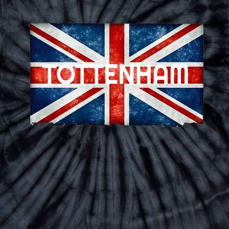 Tottenham England UK Flag Tie-Dye T-Shirt