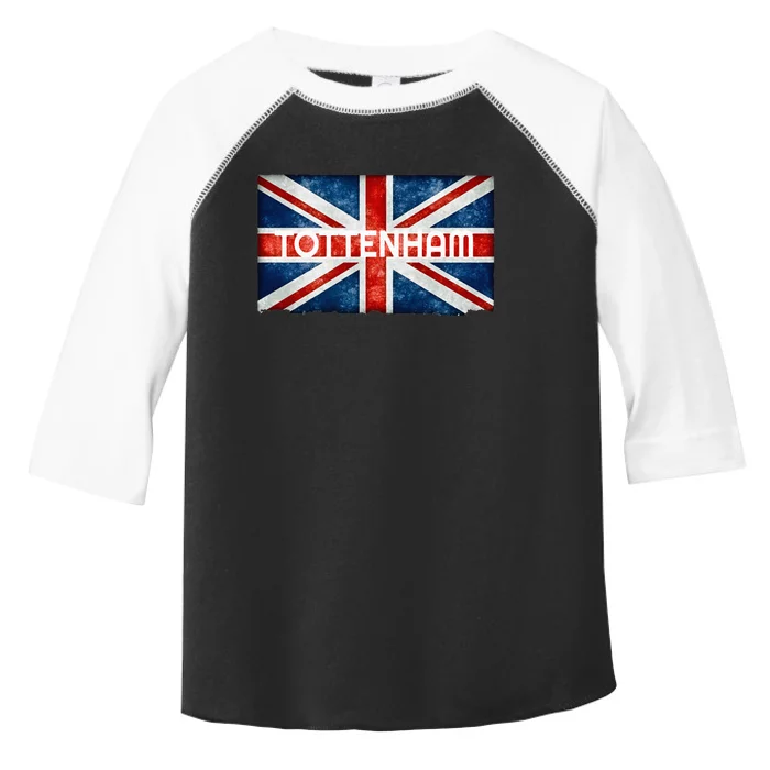 Tottenham England UK Flag Toddler Fine Jersey T-Shirt