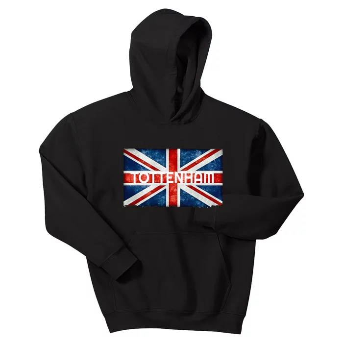 Tottenham England UK Flag Kids Hoodie