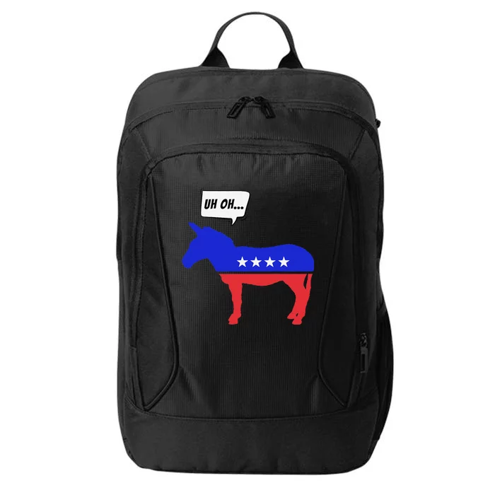 Trump Election Win 2024 Worried Democrat Donkey Reaction City Backpack