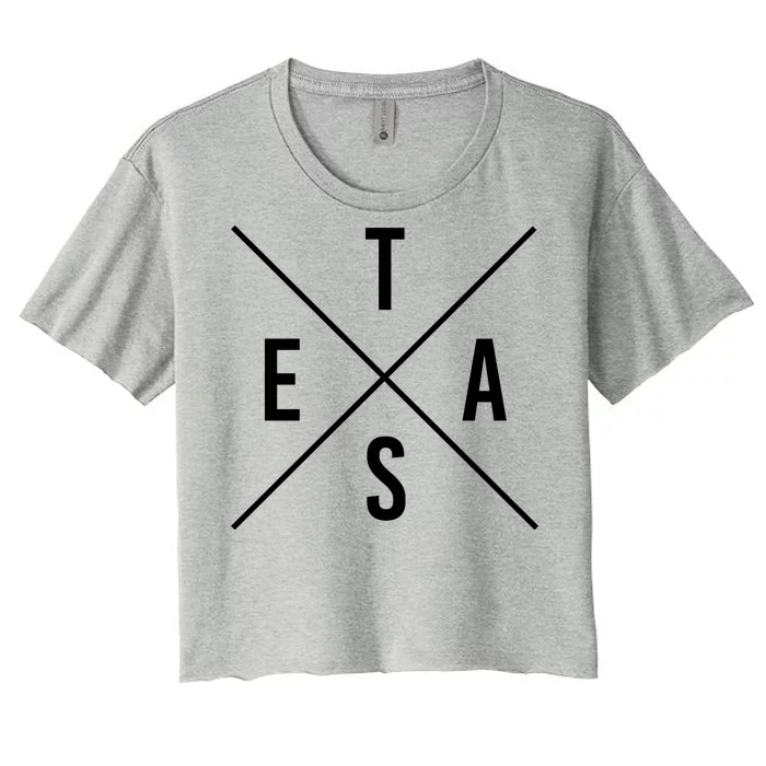 Texas Women's Crop Top Tee