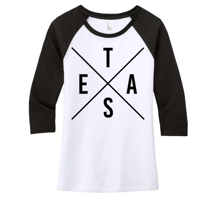 Texas Women's Tri-Blend 3/4-Sleeve Raglan Shirt