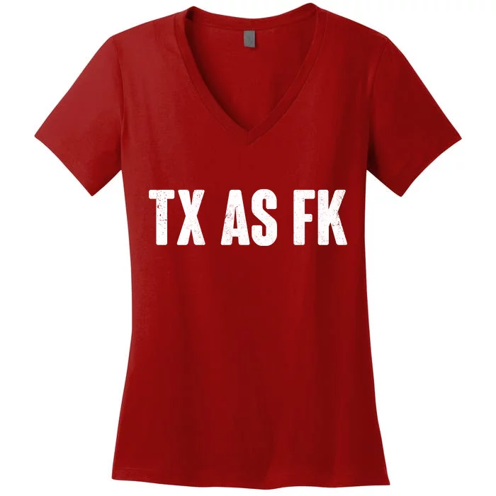 Texas As Fk Women's V-Neck T-Shirt