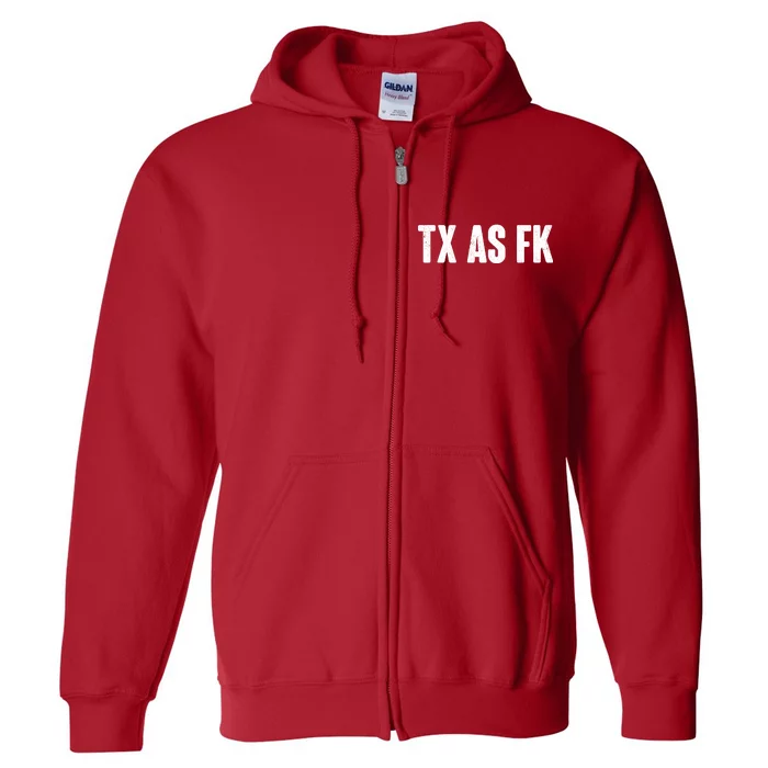 Texas As Fk Full Zip Hoodie