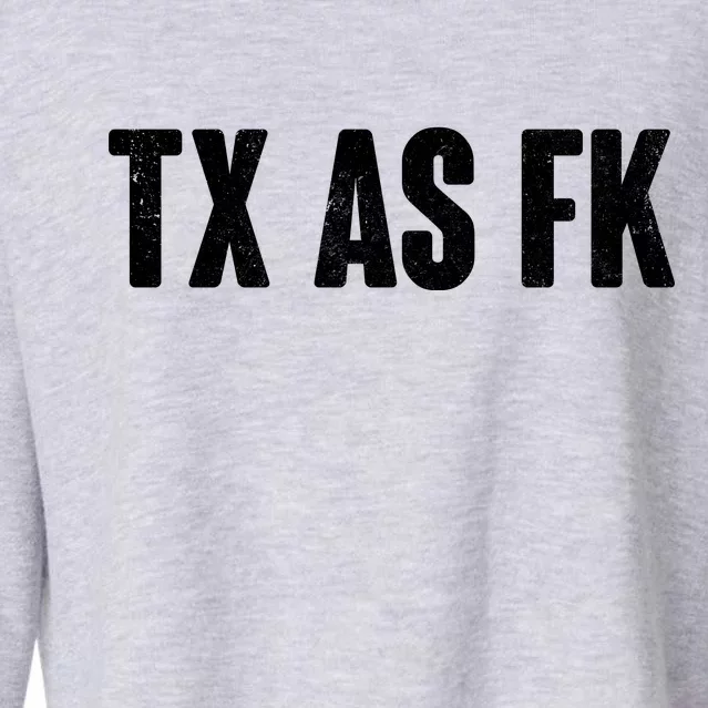 Texas As Fk Cropped Pullover Crew