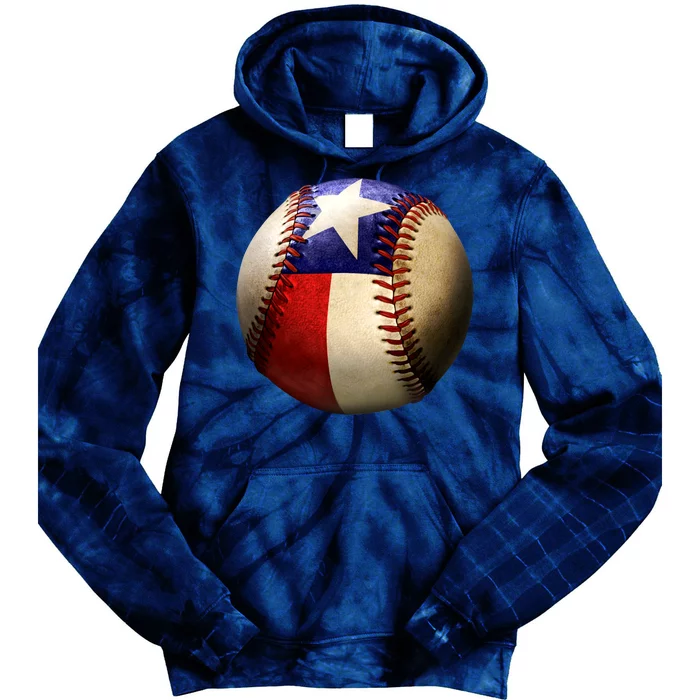 Texas Baseball Tie Dye Hoodie