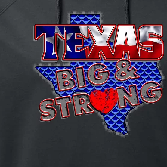 Texas Big and Strong Performance Fleece Hoodie