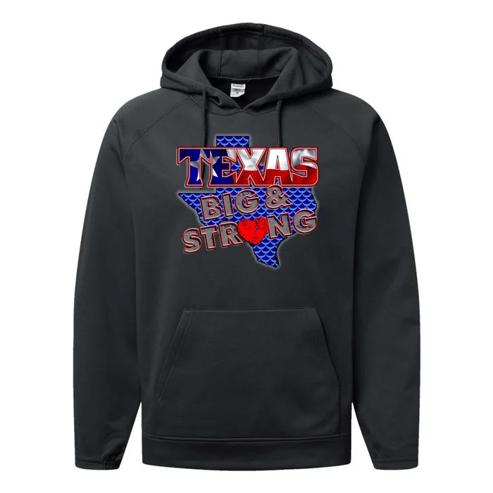 Texas Big and Strong Performance Fleece Hoodie