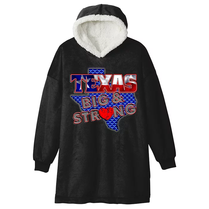 Texas Big and Strong Hooded Wearable Blanket