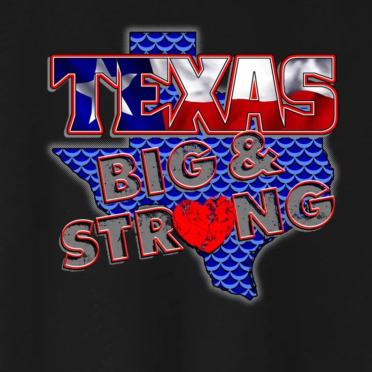 Texas Big and Strong Women's Crop Top Tee