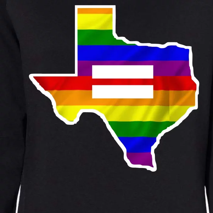 Texas Equality Womens California Wash Sweatshirt