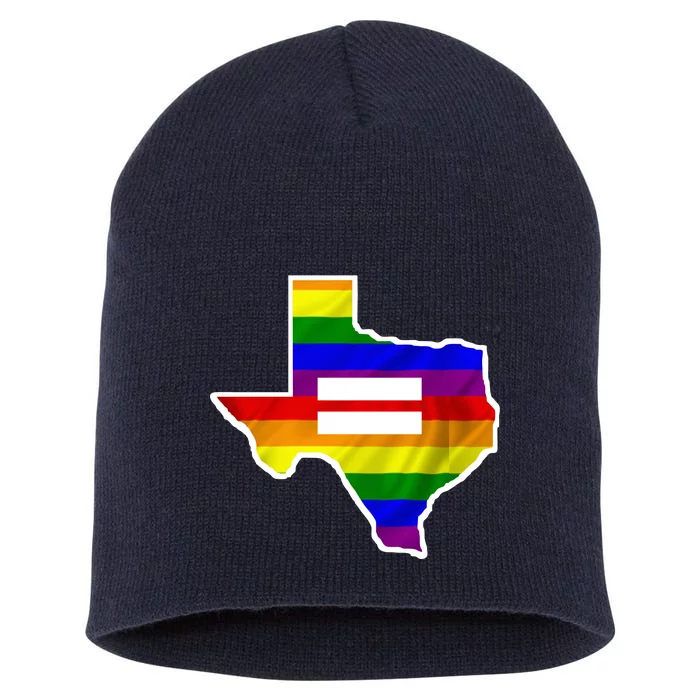 Texas Equality Short Acrylic Beanie