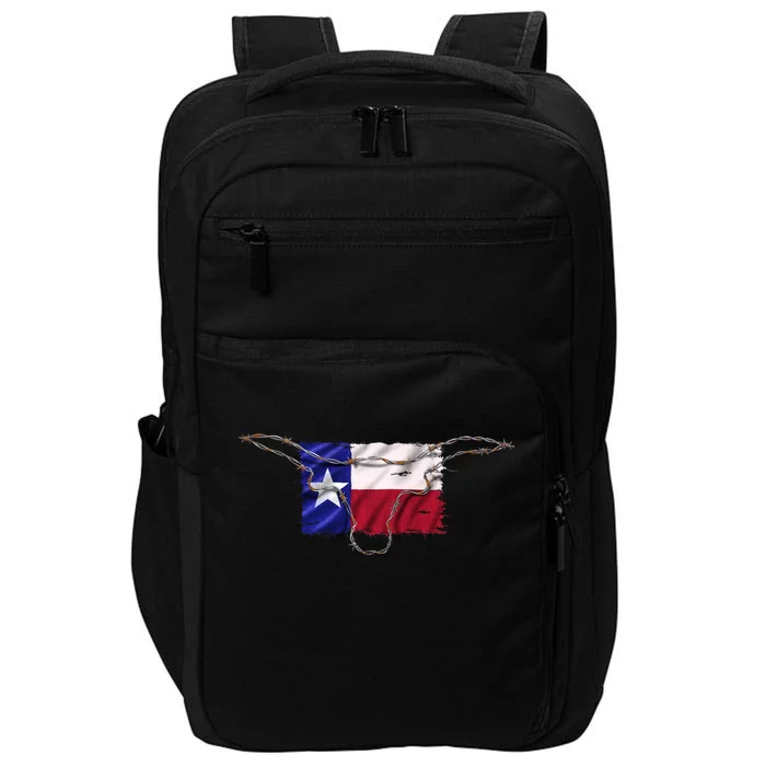 Texas Flag Barbwire Tough Impact Tech Backpack