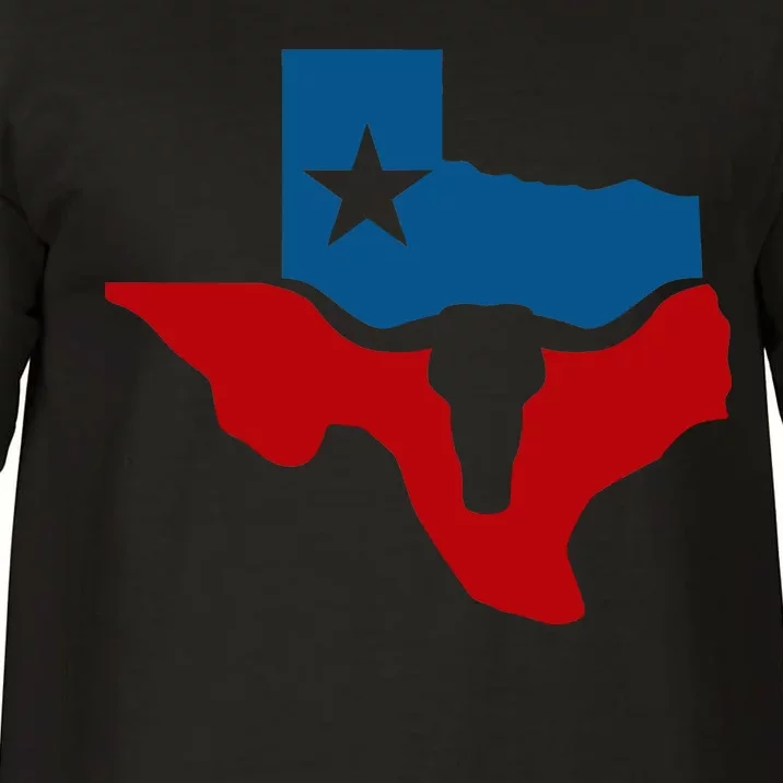 Texas Flag Longhorn Logo Comfort Colors T-Shirt