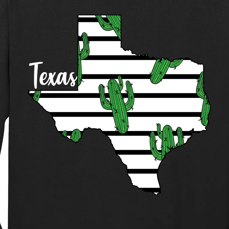 Texas Floral Cactus Long Sleeve Shirt