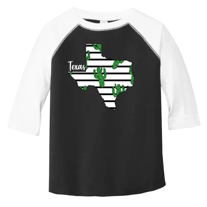 Texas Floral Cactus Toddler Fine Jersey T-Shirt