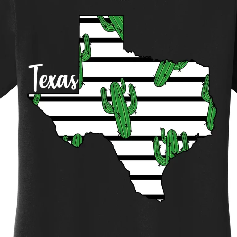 Texas Floral Cactus Women's T-Shirt