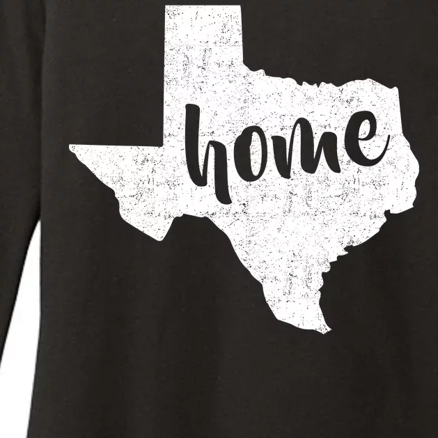 Texas Home State Womens CVC Long Sleeve Shirt