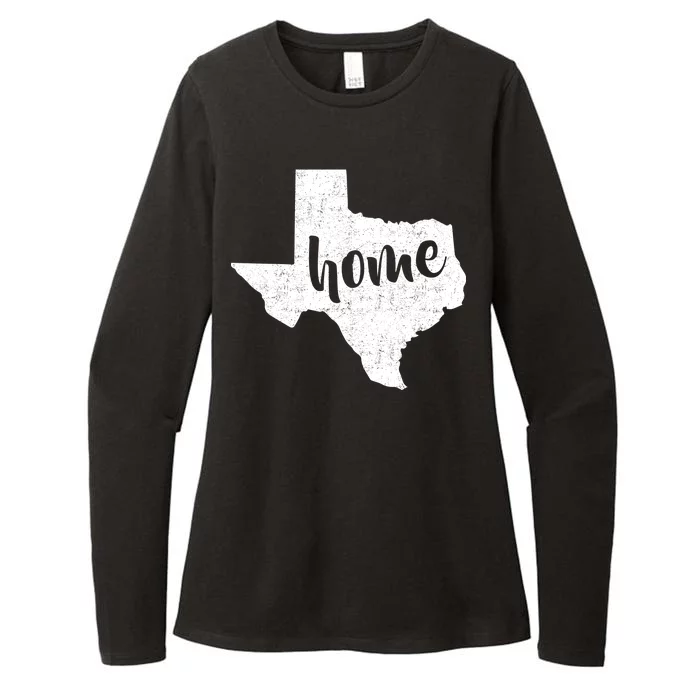 Texas Home State Womens CVC Long Sleeve Shirt