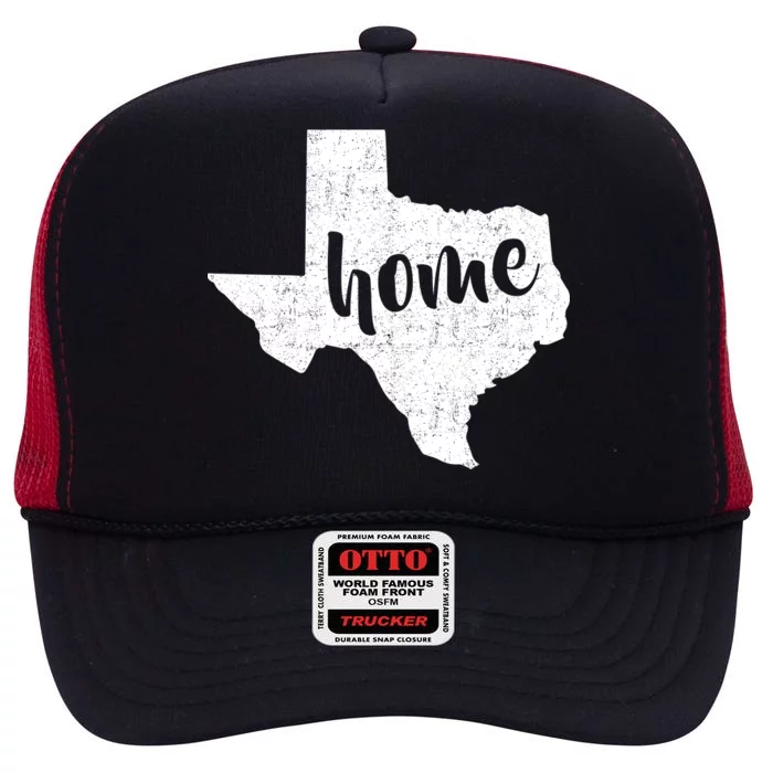 Texas Home State High Crown Mesh Trucker Hat